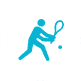 icon showing individual playing tennis